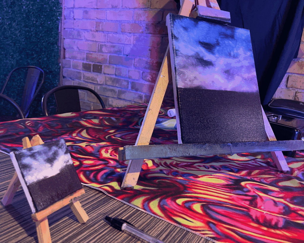 Pisces Rising: A Benefit for Eddie Cabello - paintings